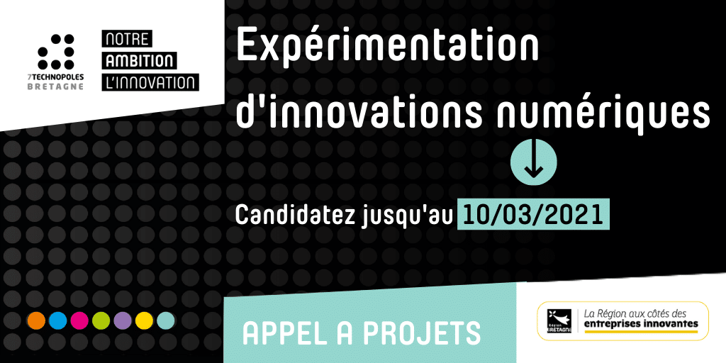 Appel à projets | Expérimentation d’innovations numériques – Candidatez jusqu’au 10/03/2021
