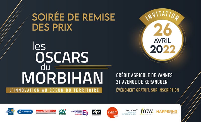 Soirée des Oscars du Morbihan le 26 avril à Vannes