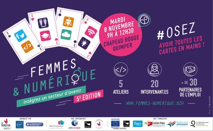 Agenda | Femmes & Numérique le 8 novembre à Quimper