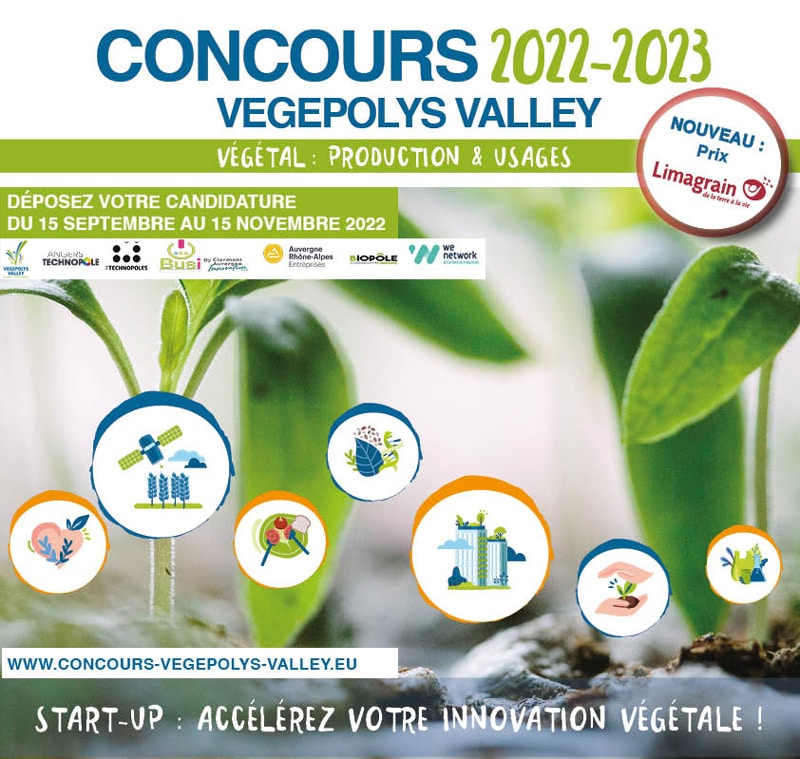 Concours 2022-2023 Vegepolys Valley “Accélérez votre innovation végétale !”