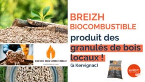 Breizh biocombustible, granulés de bois fabriqués à Kervignac