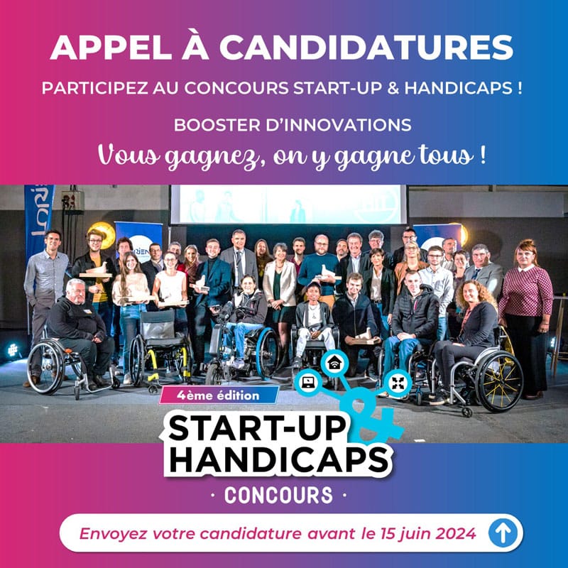 Concours Start-up & Handicaps 2024 – Appel à candidature