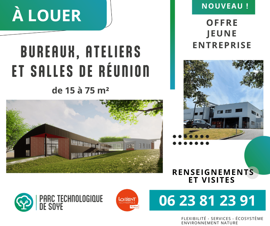 Bureaux, ateliers, salles de réunion à louer au Parc technologique de Soye