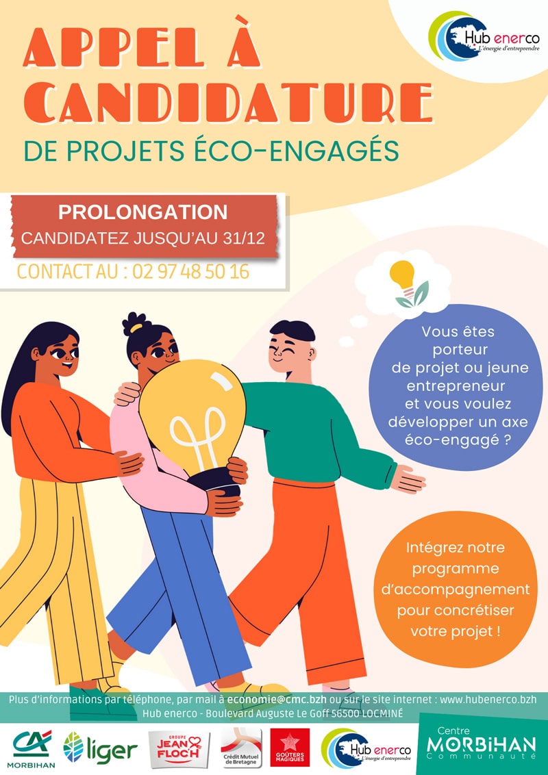 Prolongation de l’appel à candidature du Hub Enerco, l’incubateur d’entreprise éco-engagée