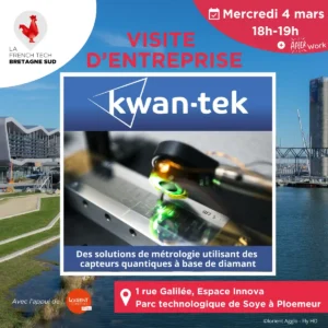 French Tech Bretagne Sud - Visite de Kwan-Tek