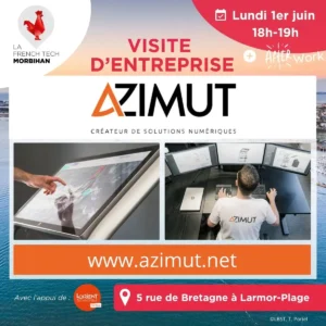 French Tech Morbihan - Visite d'AZIMUT à Larmor-Plage