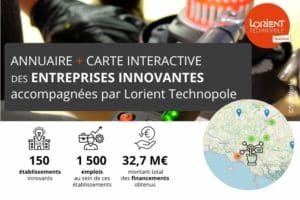Annuaire et carte interactive des entreprises accompagnées par Lorient Technopole